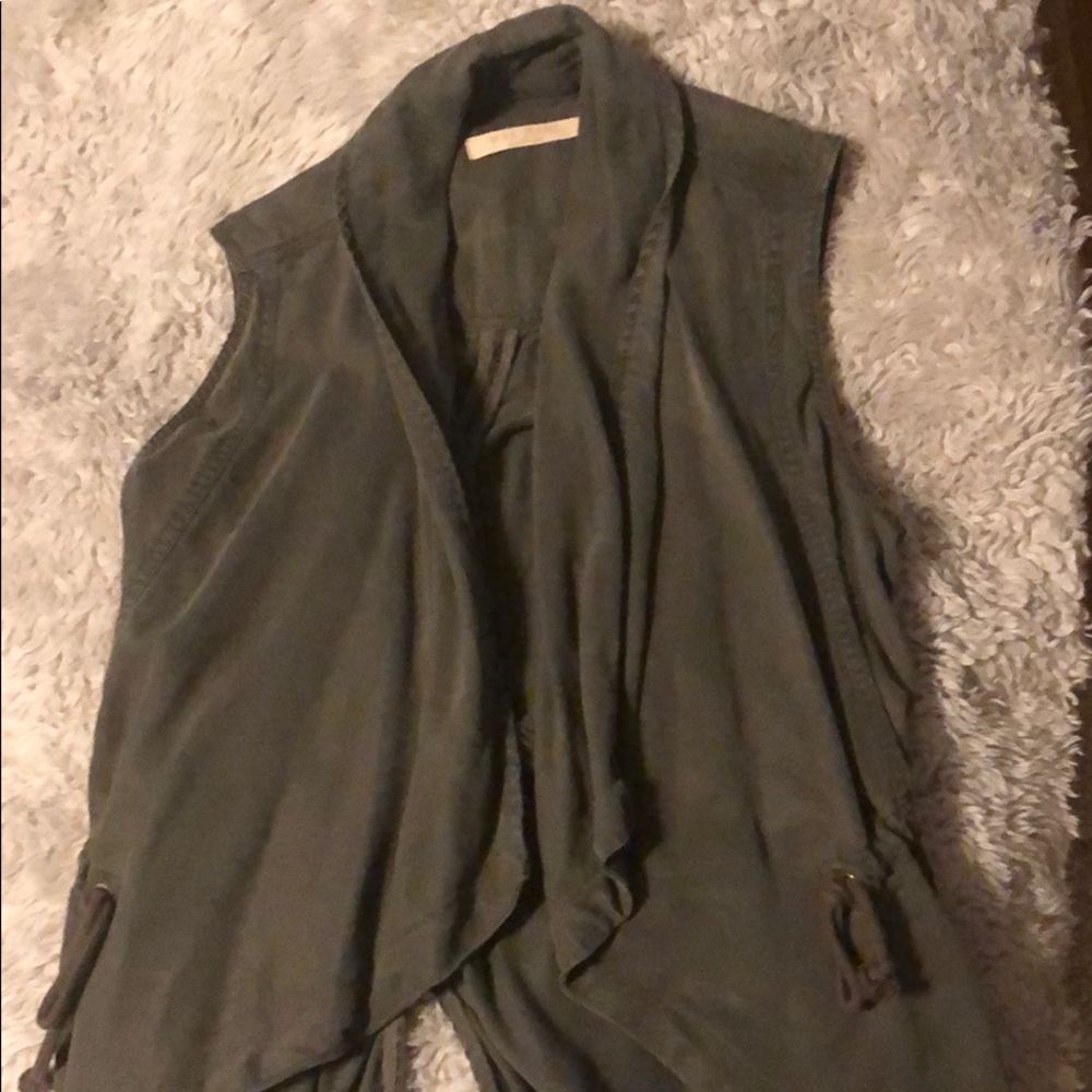 Hunter green vest